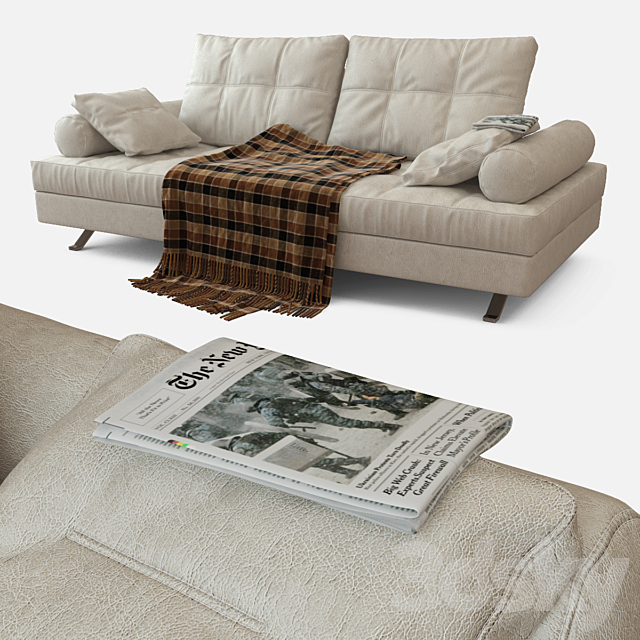 Sofa Madison from Relotti m01-3 3DSMax File - thumbnail 1