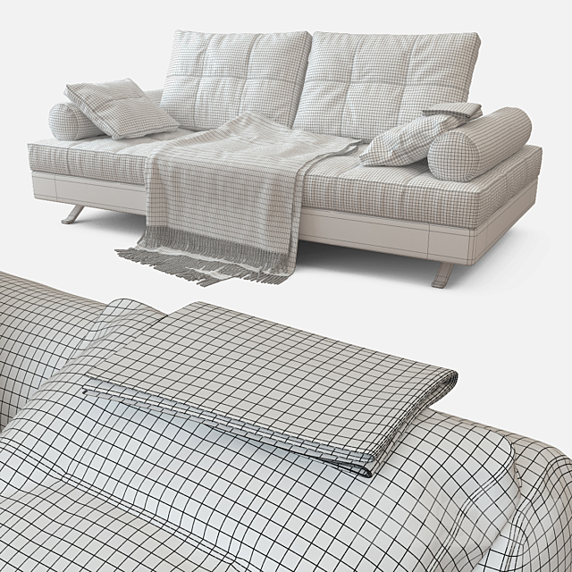 Sofa Madison from Relotti m01-3 3DSMax File - thumbnail 3