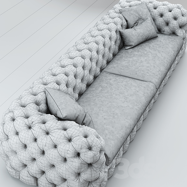 Sofa MaxDivani AUTOGRAFO Tufted 3DSMax File - thumbnail 3