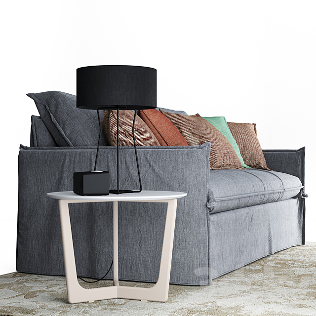 Sofa Milano bedding_Clarke 3ds Max - thumbnail 2