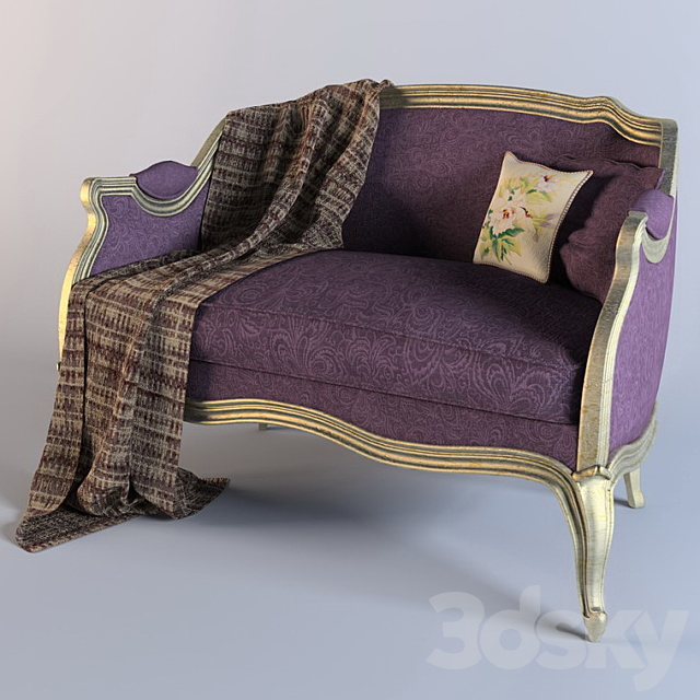 SOFA mini classis 3DSMax File - thumbnail 2