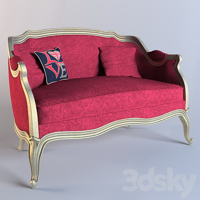 SOFA mini classis 3DSMax File - thumbnail 3