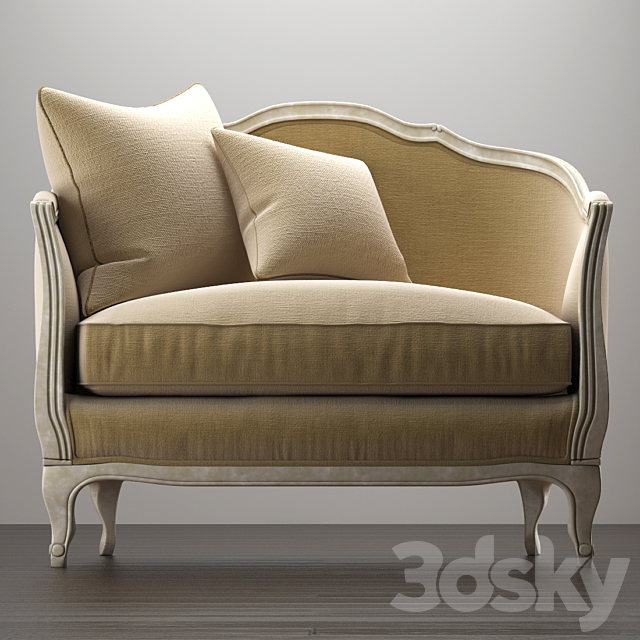 SOFA MINI ONDINE SALON BENCH 3DSMax File - thumbnail 2