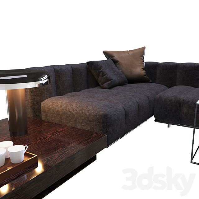 Sofa Minotti Freeman 3DSMax File - thumbnail 3