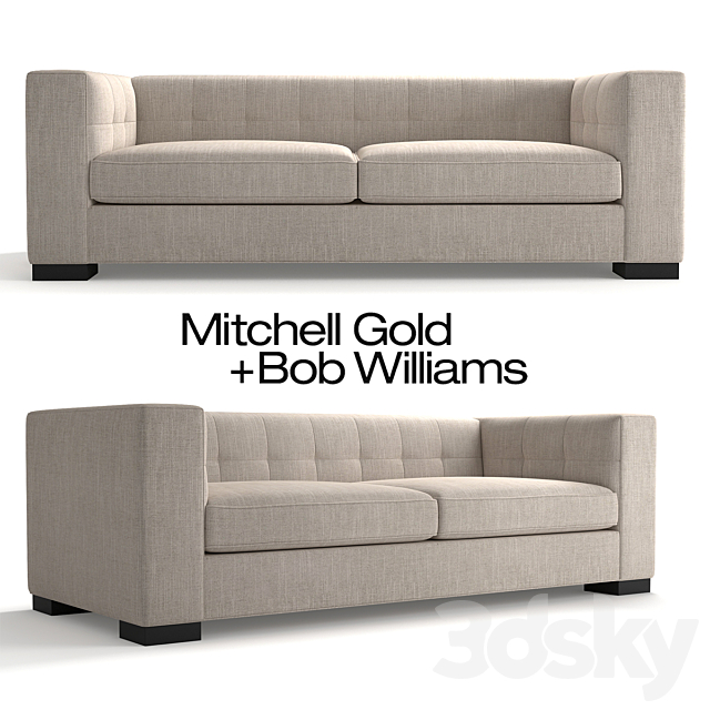 Sofa Mitchell Gold Bronson 3DSMax File - thumbnail 1