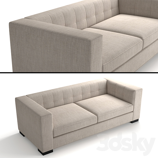 Sofa Mitchell Gold Bronson 3DSMax File - thumbnail 2