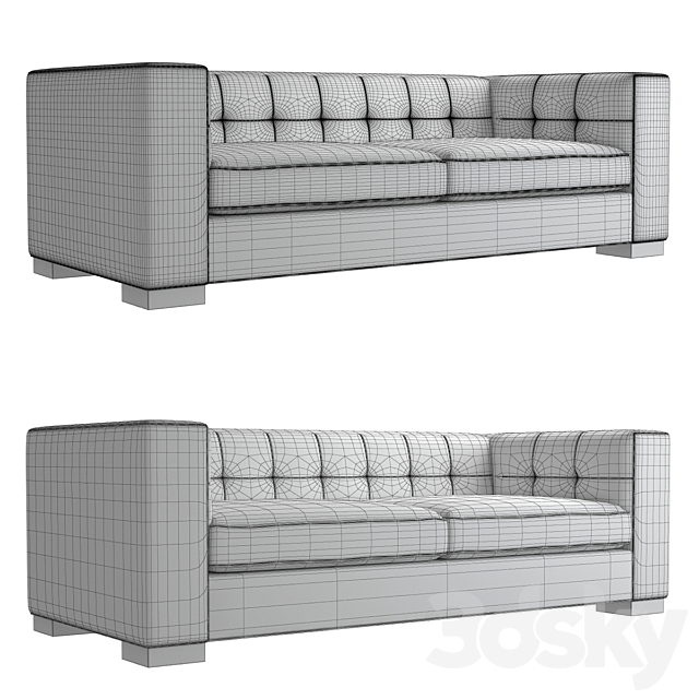 Sofa Mitchell Gold Bronson 3DSMax File - thumbnail 3