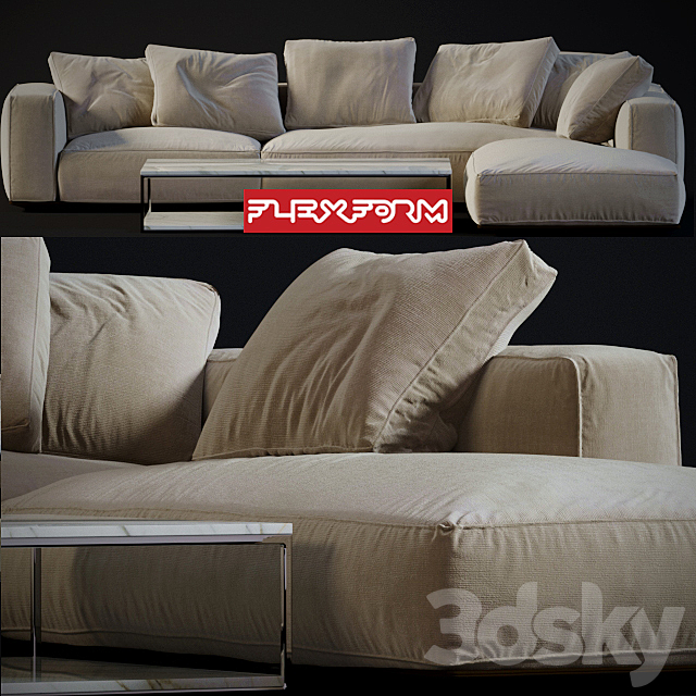 Sofa modular Grandemare 3DSMax File - thumbnail 1