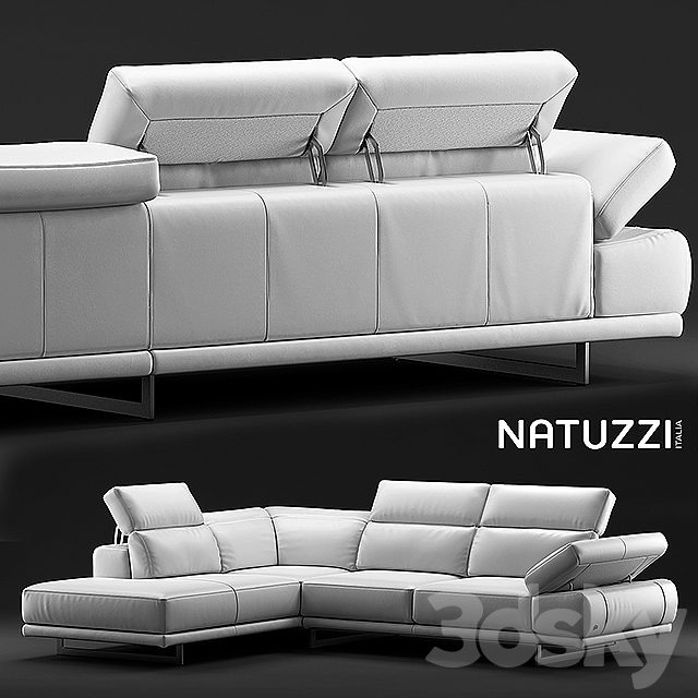 Sofa Natuzzi Borghese 3DSMax File - thumbnail 1