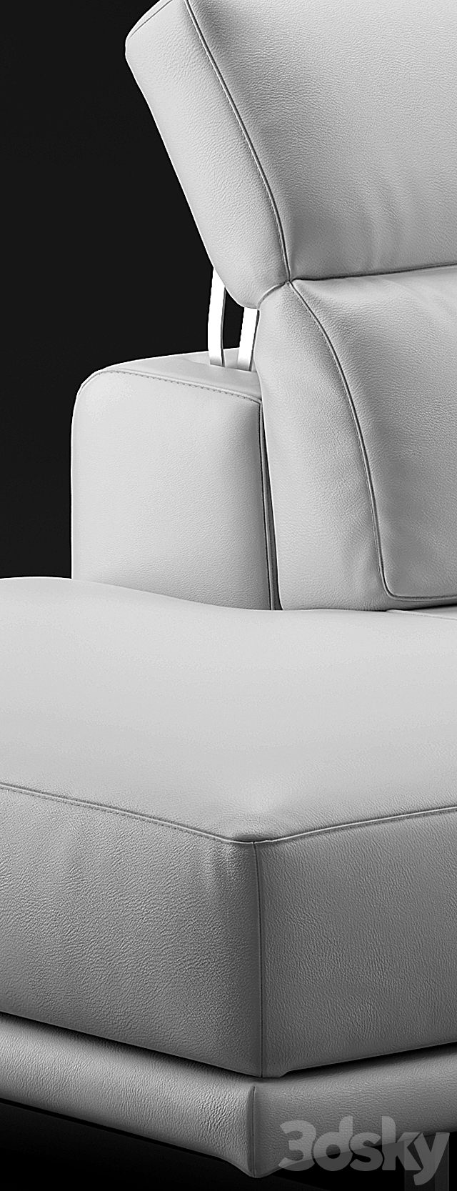 Sofa Natuzzi Borghese 3DSMax File - thumbnail 3