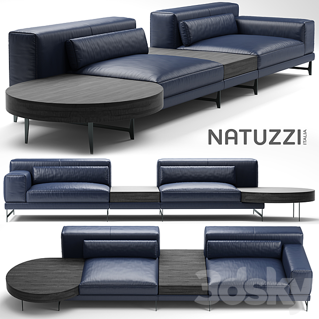 Sofa natuzzi ido 3DSMax File - thumbnail 1