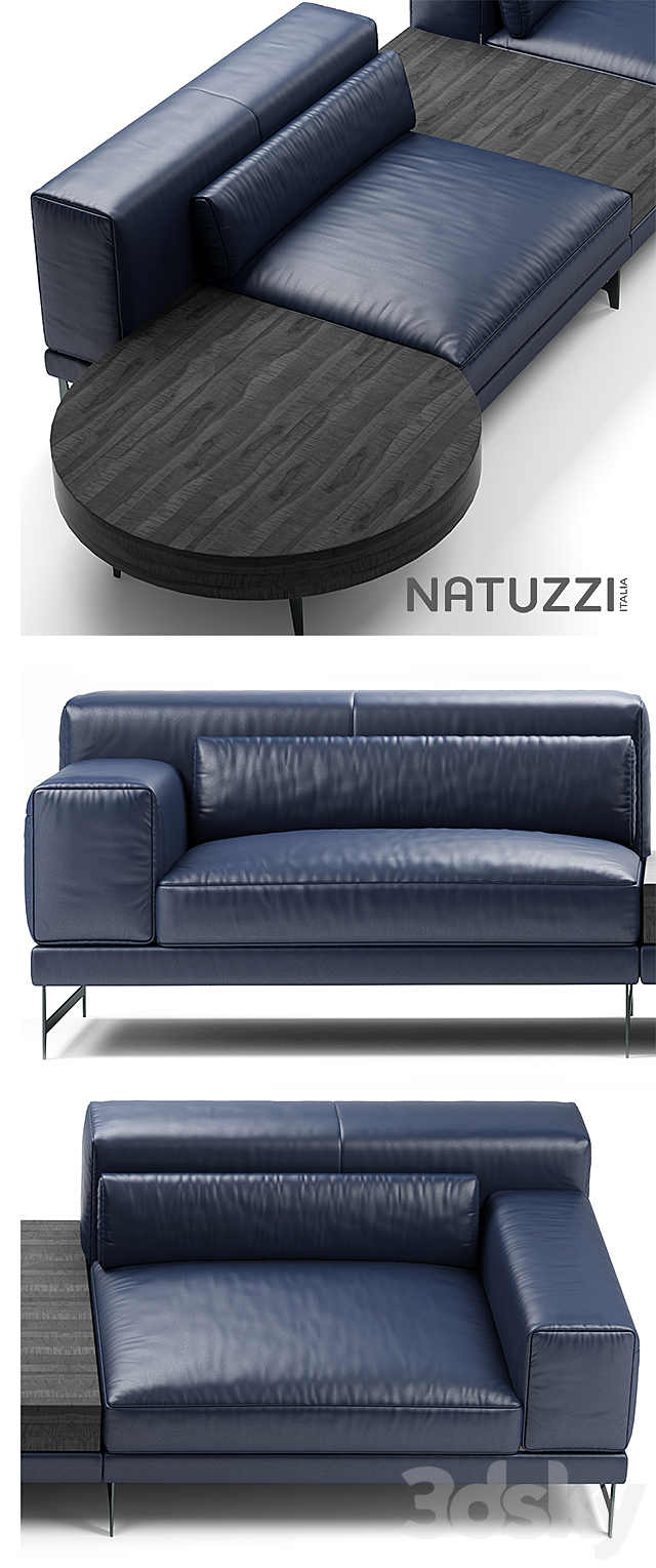 Sofa natuzzi ido 3DSMax File - thumbnail 2