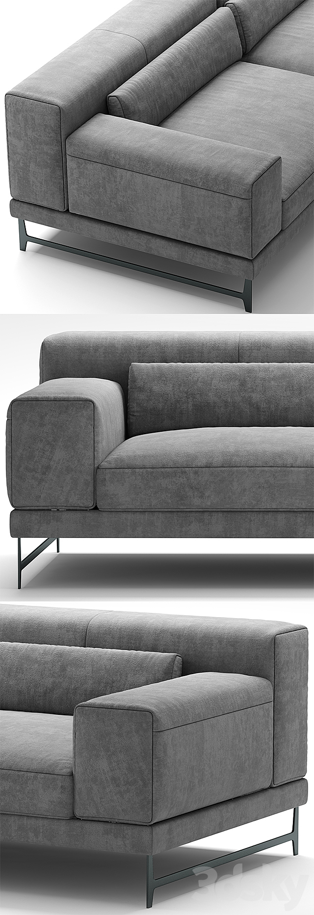 Sofa natuzzi ido 3DSMax File - thumbnail 2