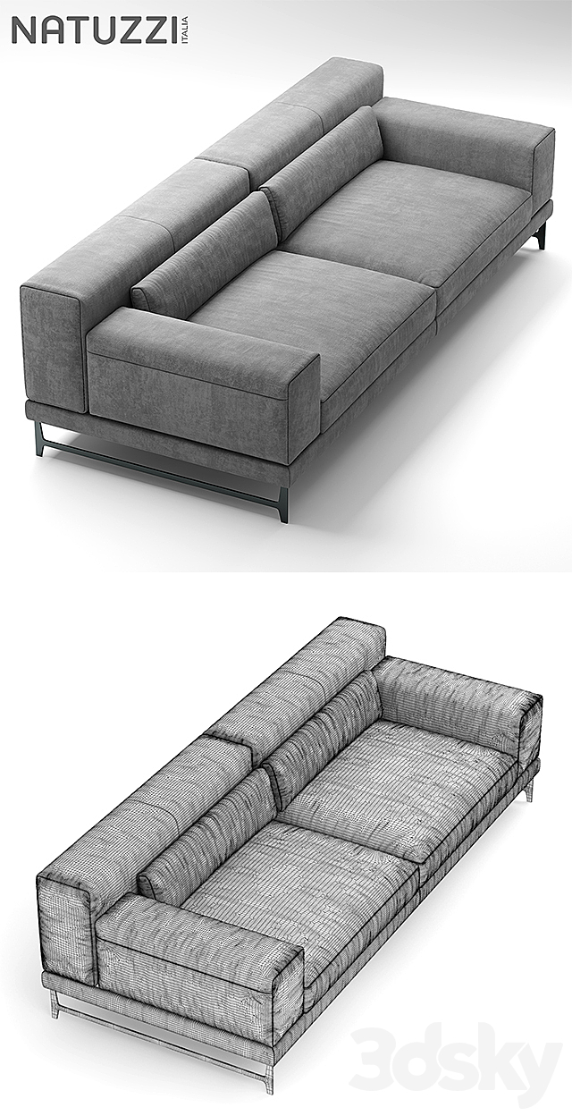 Sofa natuzzi ido 3DSMax File - thumbnail 3