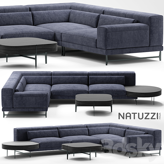 Sofa natuzzi ido 3DSMax File - thumbnail 1