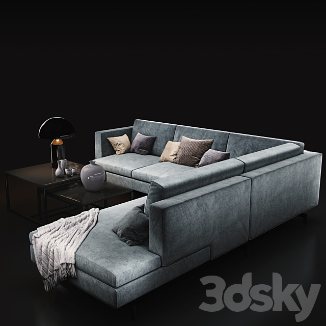 Sofa Natuzzi Jeremy 3DSMax File - thumbnail 2