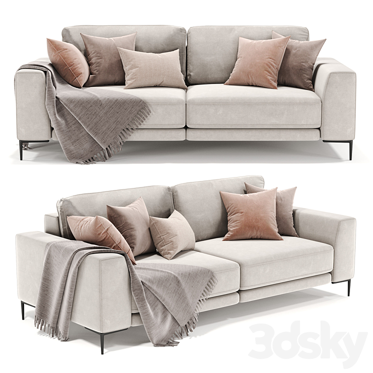 Sofa Norton 3DS Max Model - thumbnail 1