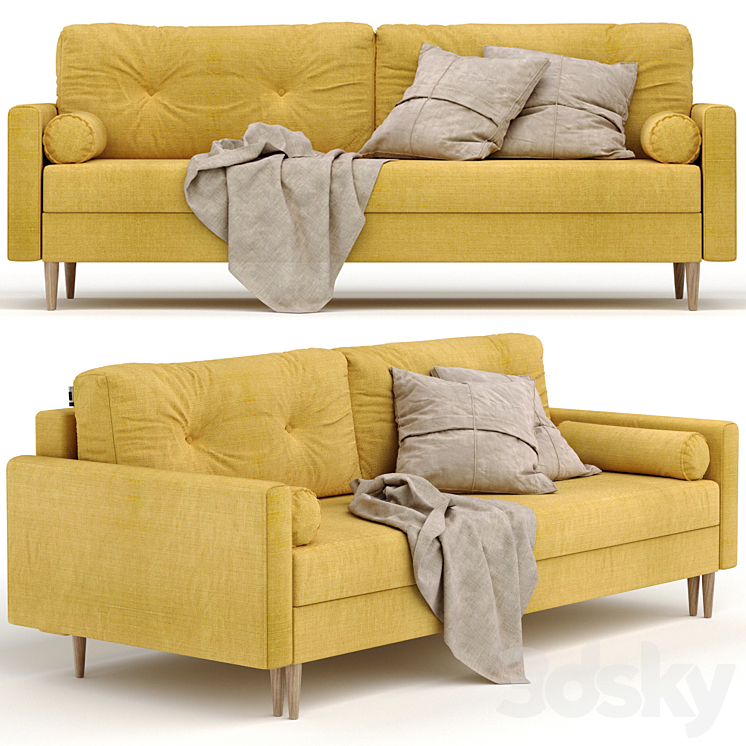 Sofa Numo from divan.ru 3DS Max Model - thumbnail 2