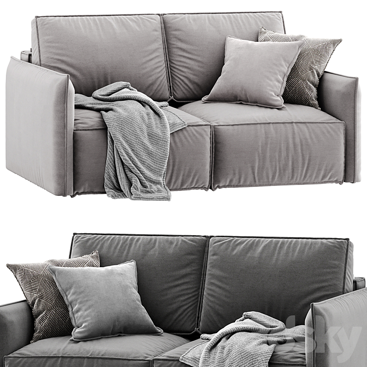 Sofa OLEN Mini from Sofa ru | loft sofa 3DS Max Model - thumbnail 2