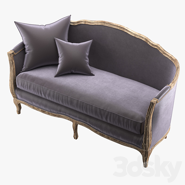 SOFA ONDINE SALON BENCH 3DSMax File - thumbnail 2