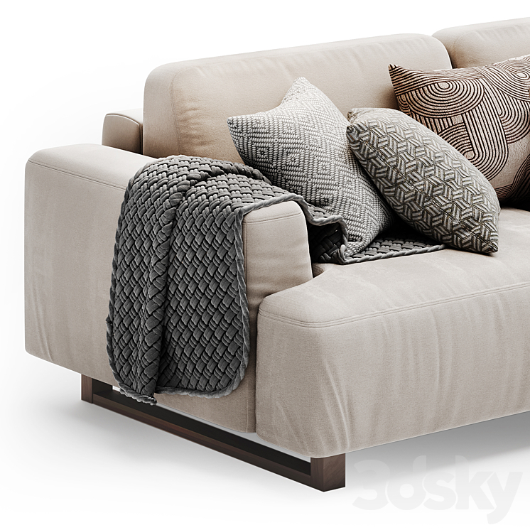 Sofa ONTE Corner from Sofa ru 3DS Max Model - thumbnail 2