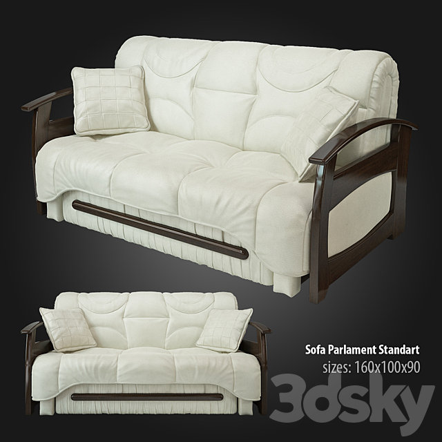 Sofa Parlament Standart 3DSMax File - thumbnail 1