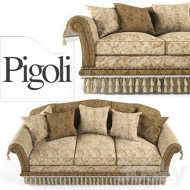 Sofa Pigoli Glicine 3DSMax File - thumbnail 1