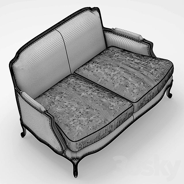 Sofa PIGRA divano 3DSMax File - thumbnail 3