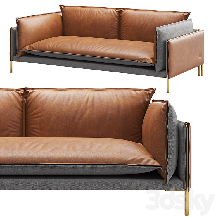 Sofa PIN by 12H 3DS Max Model - thumbnail 2