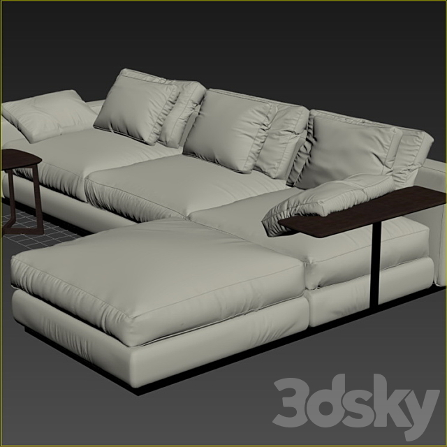 Sofa Pleasure 3DS Max Model - thumbnail 3