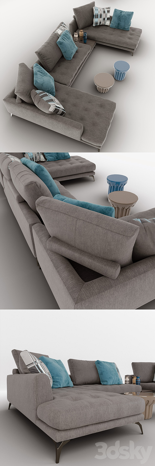 Sofa roche bobois 3DSMax File - thumbnail 2