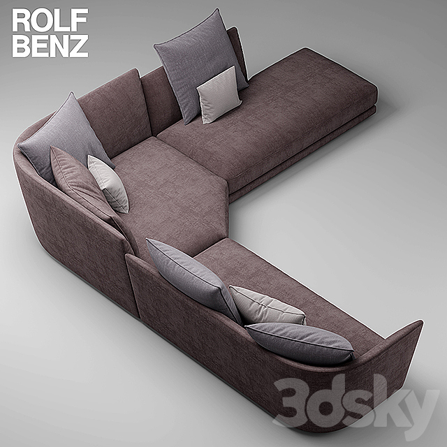 Sofa ROLF BENZ TONDO 3DSMax File - thumbnail 2