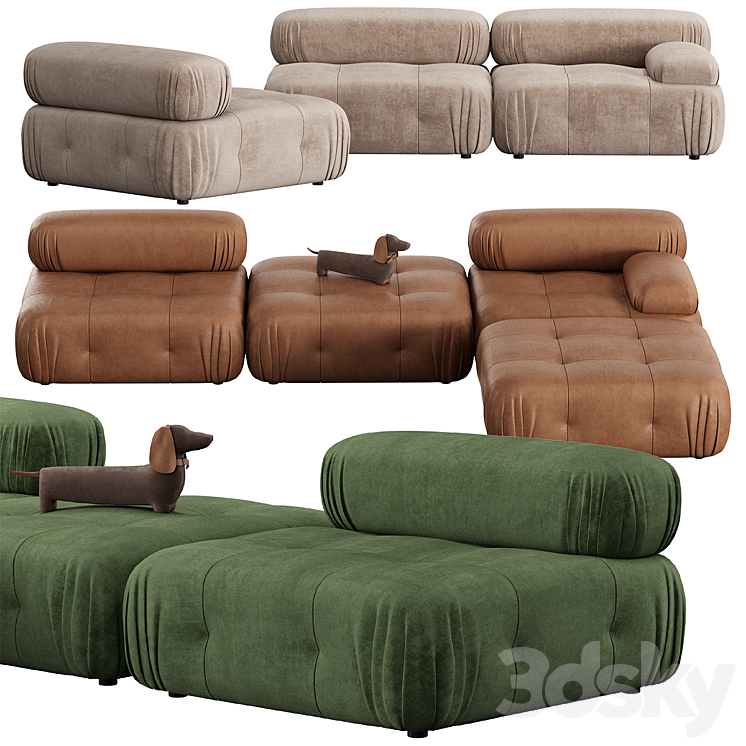 Sofa ROSHE Sofaclub 3DS Max Model - thumbnail 1