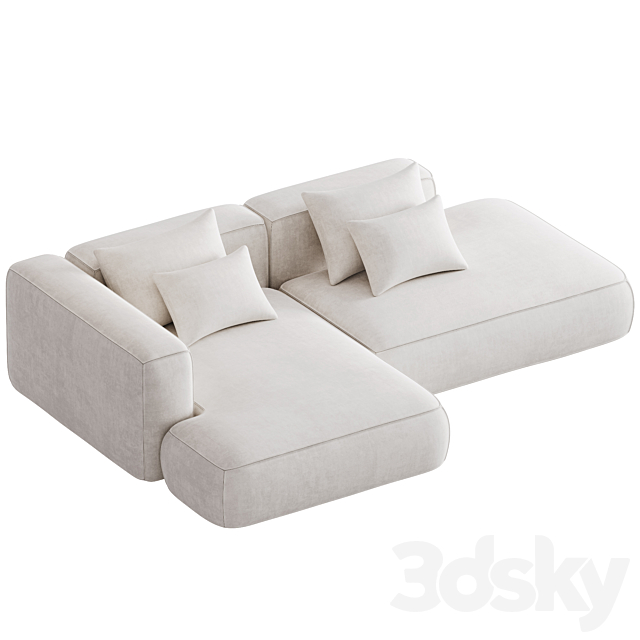 Sofa Roxen by Mononova 3ds Max - thumbnail 2