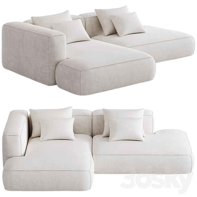 Sofa Roxen by Mononova 3ds Max - thumbnail 3