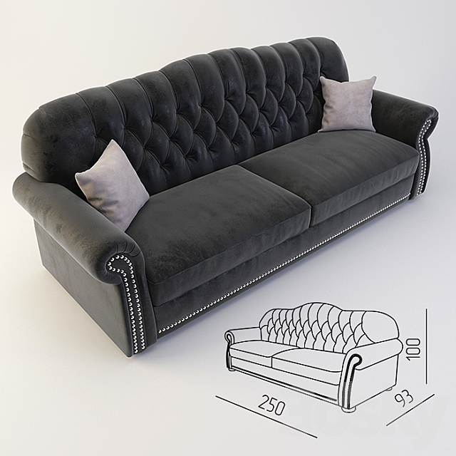 Sofa Royal Costa Bella 3DSMax File - thumbnail 2