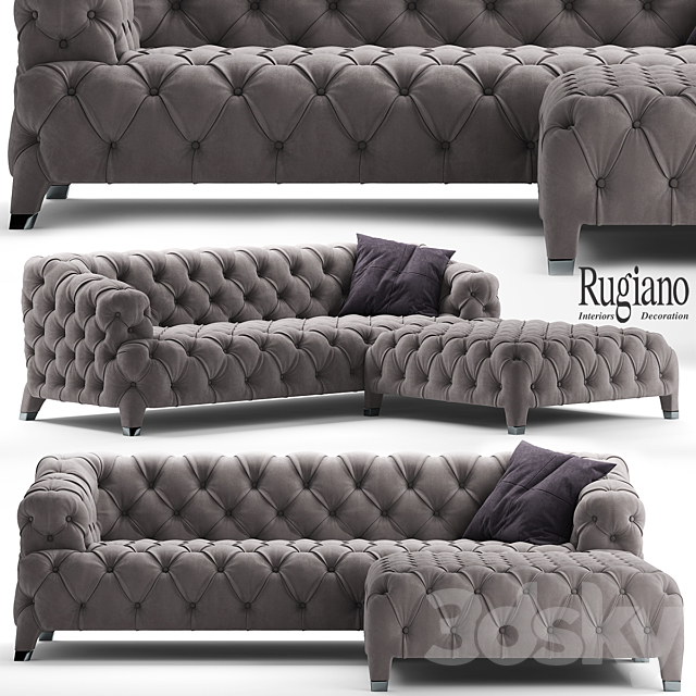 Sofa rugiano cloud 3DSMax File - thumbnail 1