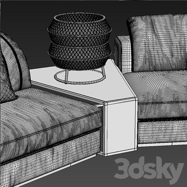 Sofa Rugiano MIAMI 3DSMax File - thumbnail 3