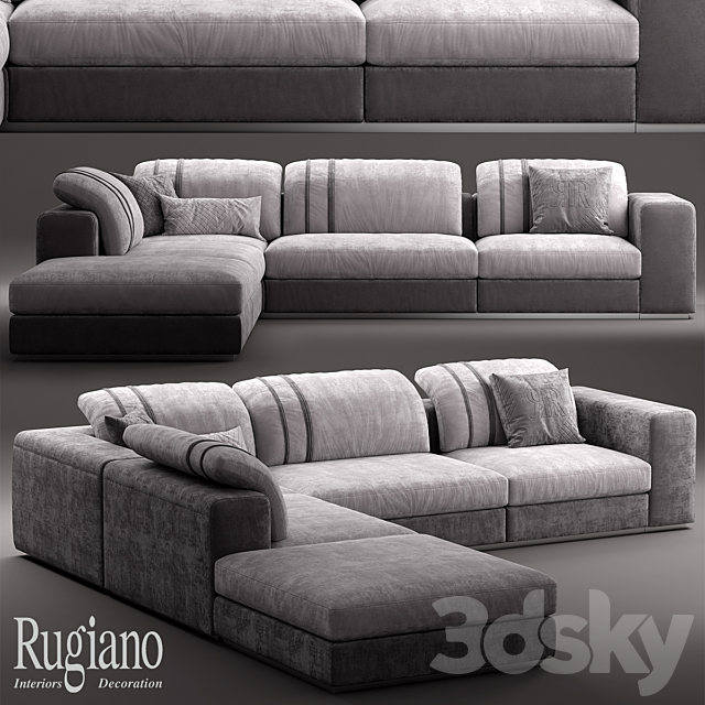 Sofa Rugiano MIAMI 3DSMax File - thumbnail 1