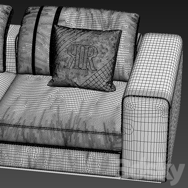 Sofa Rugiano MIAMI 3DSMax File - thumbnail 3