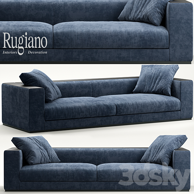 Sofa Rugiano VOGUE sofa 3DSMax File - thumbnail 1