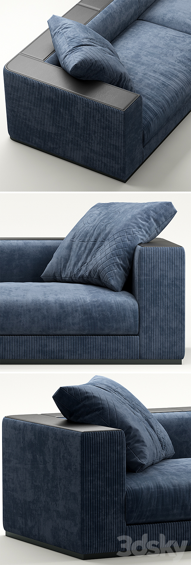 Sofa Rugiano VOGUE sofa 3DSMax File - thumbnail 2