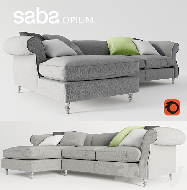 Sofa SABA OPIUM 3DSMax File - thumbnail 1