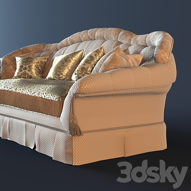 Sofa Savoy Provasi PR1101 3DS Max Model - thumbnail 3