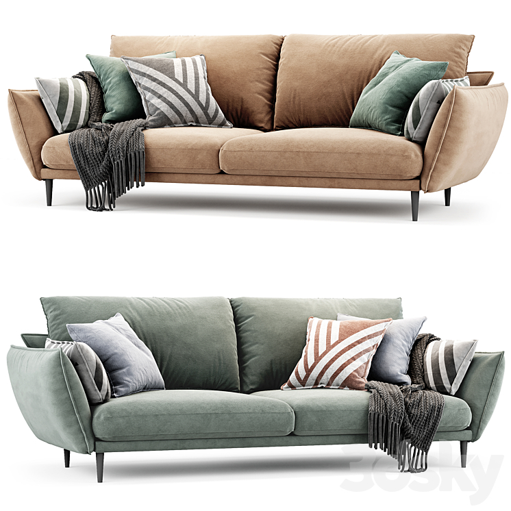 Sofa SHILDS from Divan ru 3DS Max Model - thumbnail 1