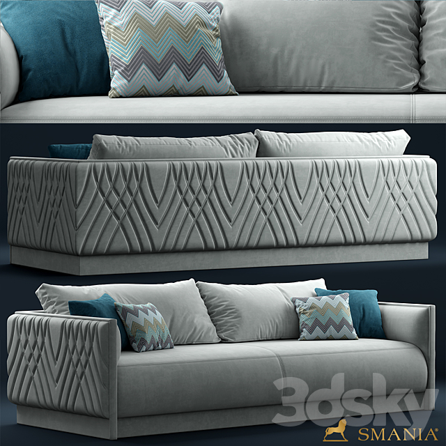 Sofa smania Miami 3DSMax File - thumbnail 1