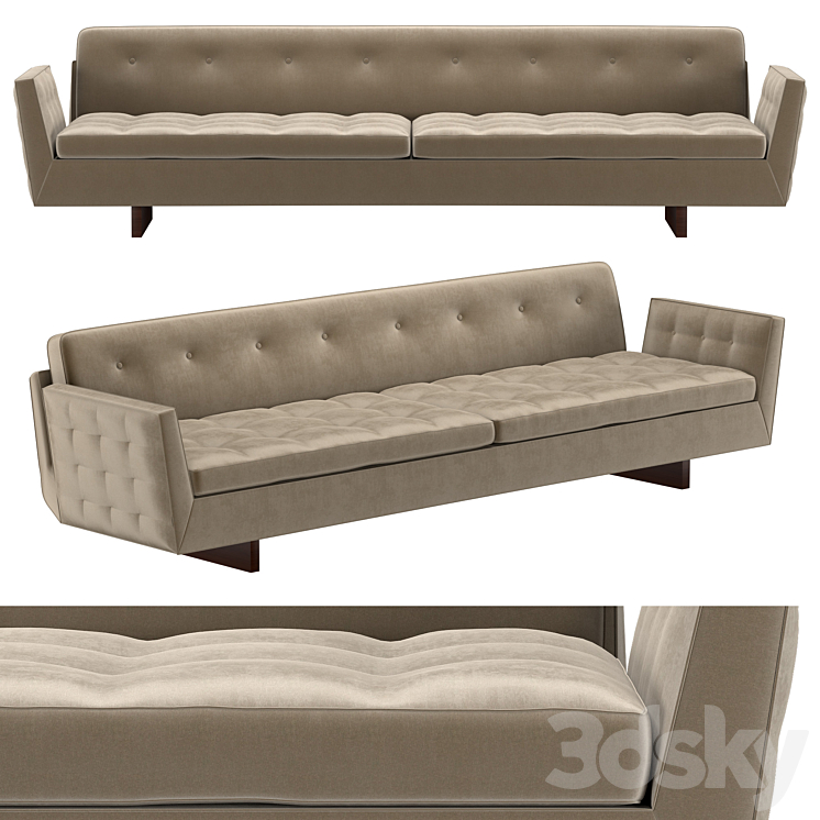 Sofa Sputnik Modern 3DS Max Model - thumbnail 1