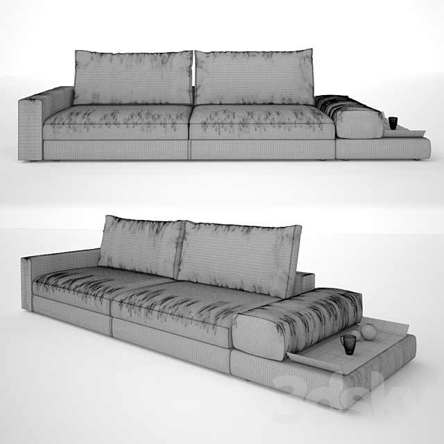 Sofa Summer 3DS Max Model - thumbnail 2