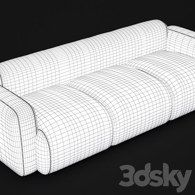 Sofa Swell 3DS Max Model - thumbnail 2