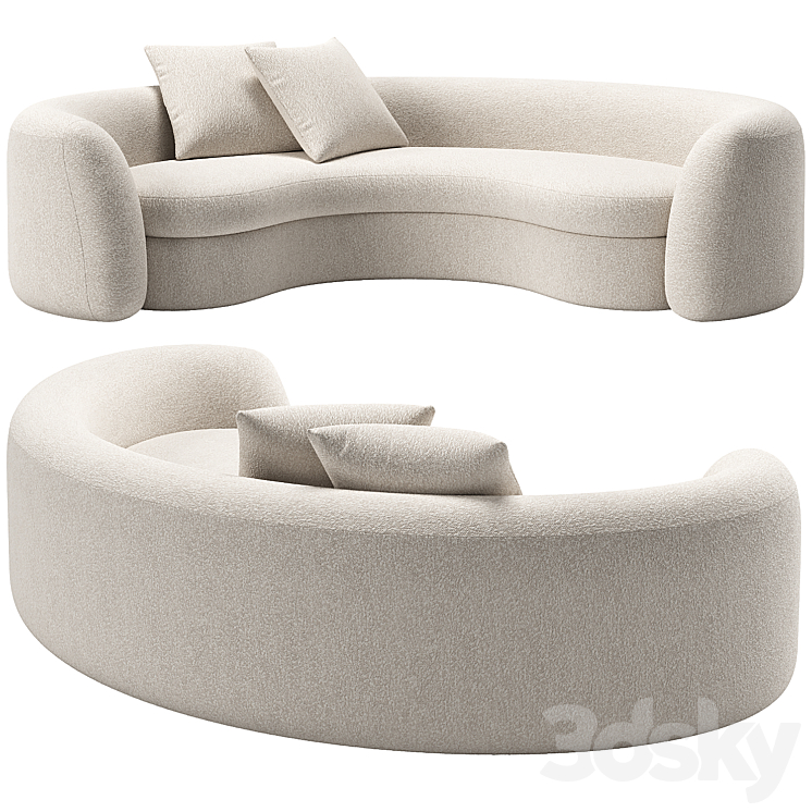 Sofa SYD \/ Christophe Delcourt 3DS Max Model - thumbnail 2